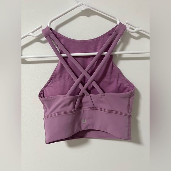 Lululemon Energy Bra High Neck Long Line Tough *Medium Support - Jubilee - Picture 3 of 8